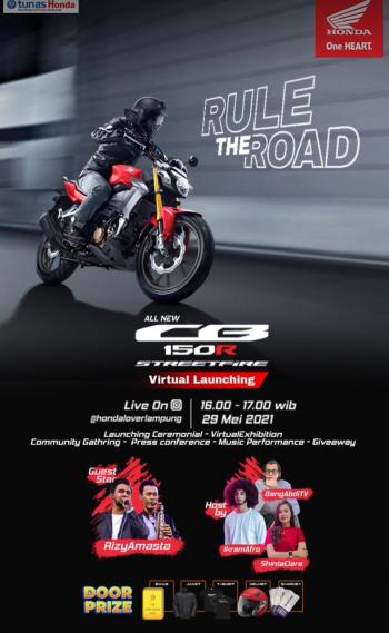 PT TDM Bersama NSS Kedaton Adakan Virtual Launching CB150 Streetfire